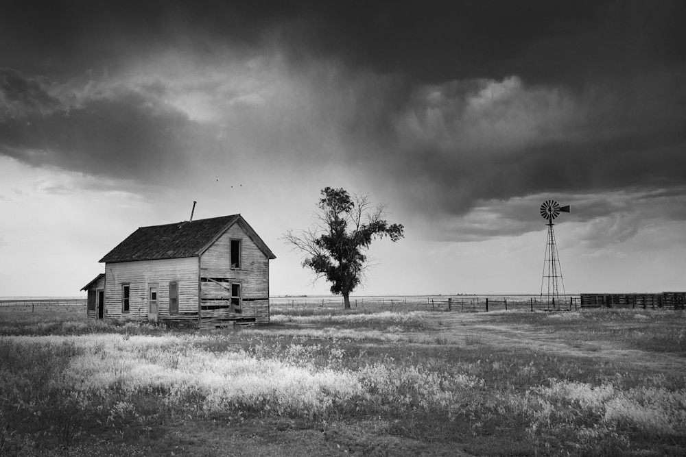 Wyoming Farmhouse 0455 Photography Art | SilverTube Productions