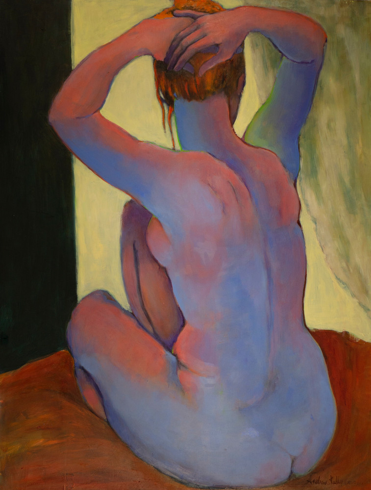 Blue Nude Art | Andrea kelly Fine Arts