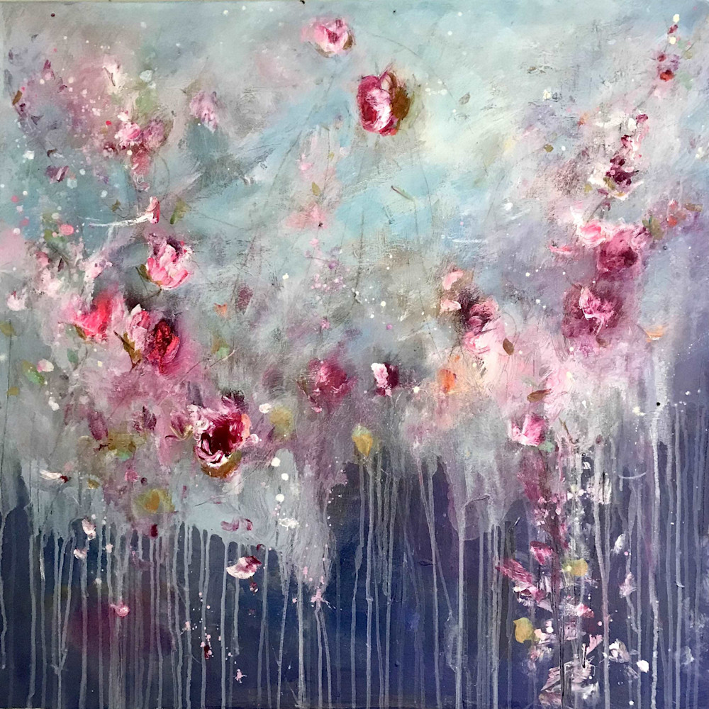 Dreamy floral painting