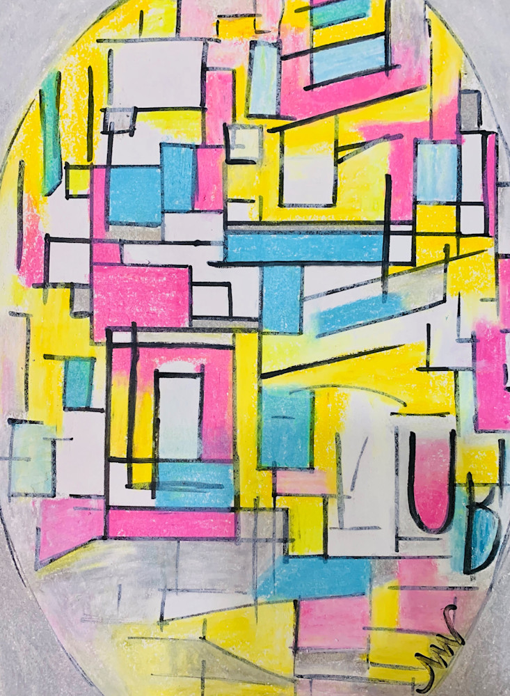 Tribute To Piet Mondrian Art | NikkiWorks LLC
