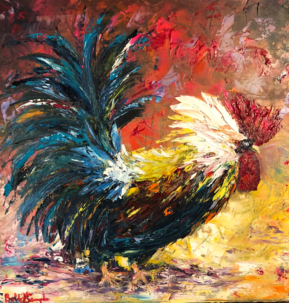 Strutting Rooster  Art | Bobbi K. Samples Art