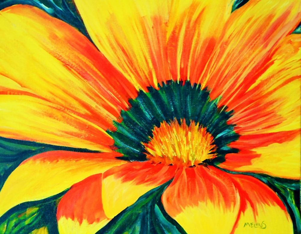 tinamelhus painting african daisy