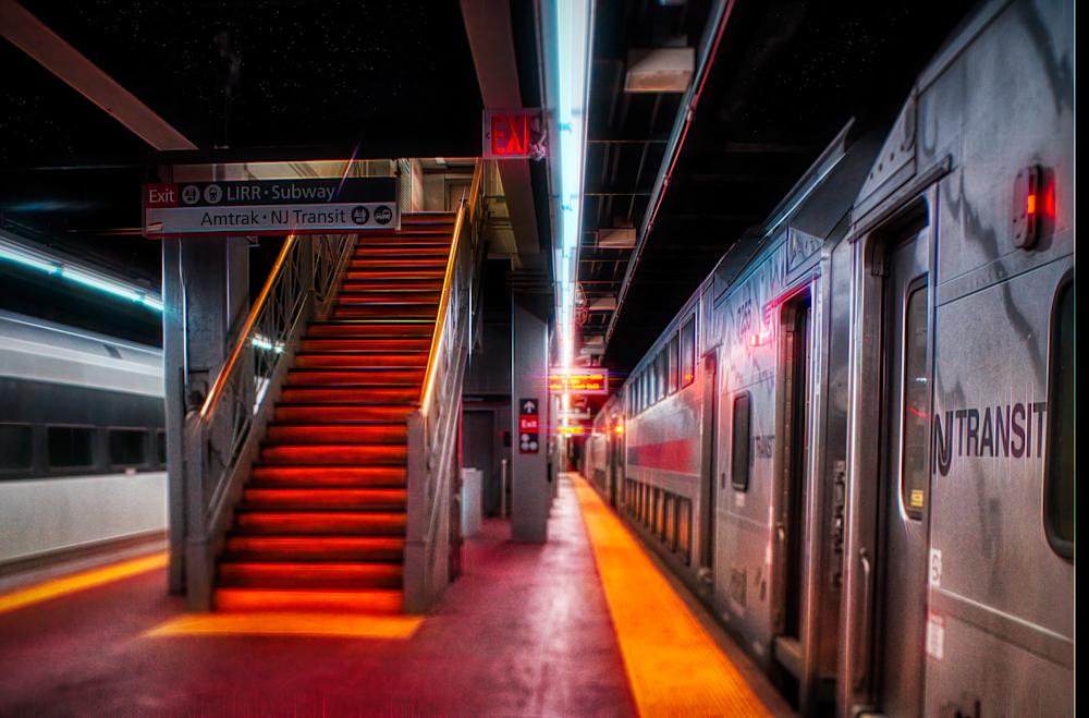 Nj Transit Platform At Penn Station 2 Photography Art | Erich Drazen Fine Art Photography