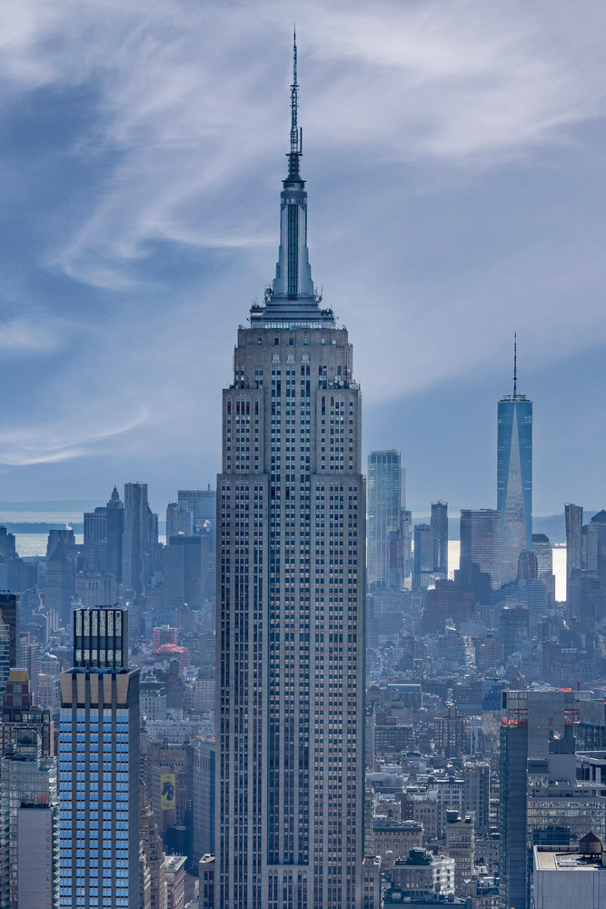 Empire State Building Dominates Skyline Photography Art | Marc Sherman Photography