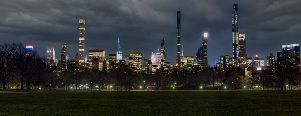 Glowing Skyline From The Great Lawn Photography Art | Marc Sherman Photography