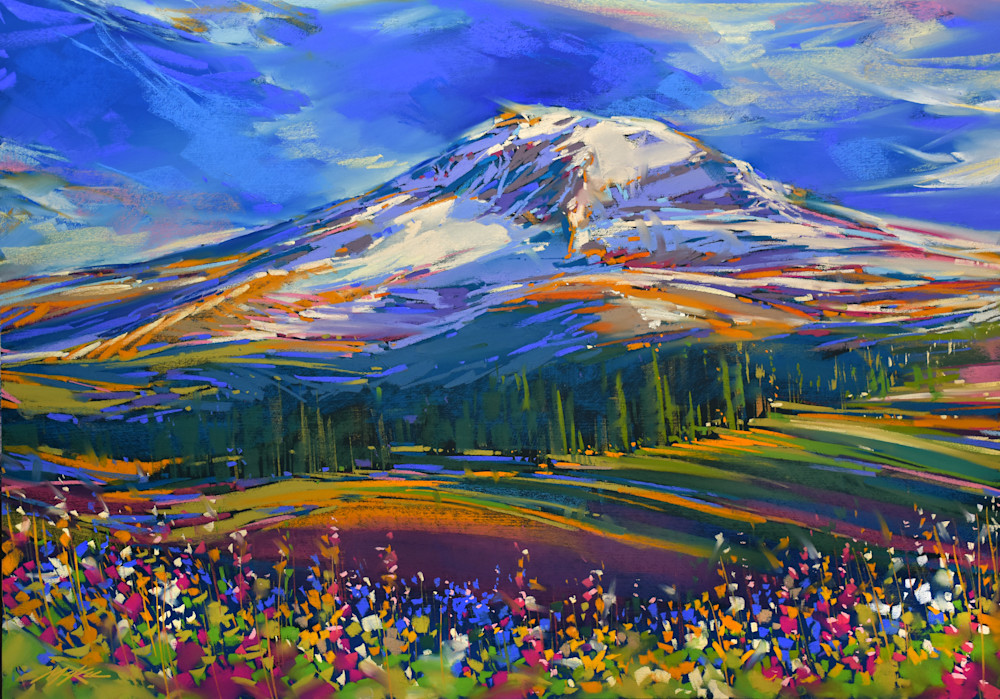 Mount Rainier Summer Art | Michael Mckee Gallery Inc.