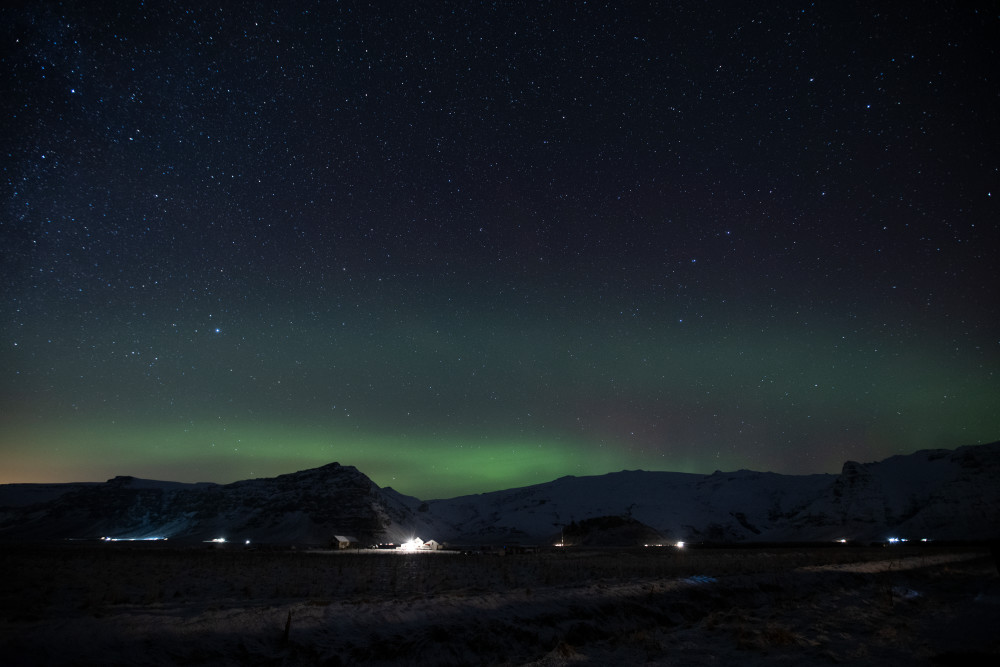 Northern Lights, Hvolsvöllur, Iceland  2 Photography Art | Mark Nissenbaum Photography