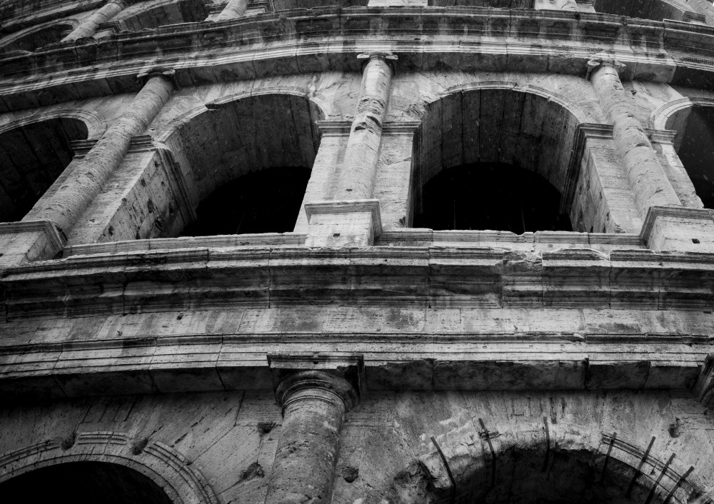 Wall Of The Colosseum In Rome  Photography Art | Mark Nissenbaum Photography