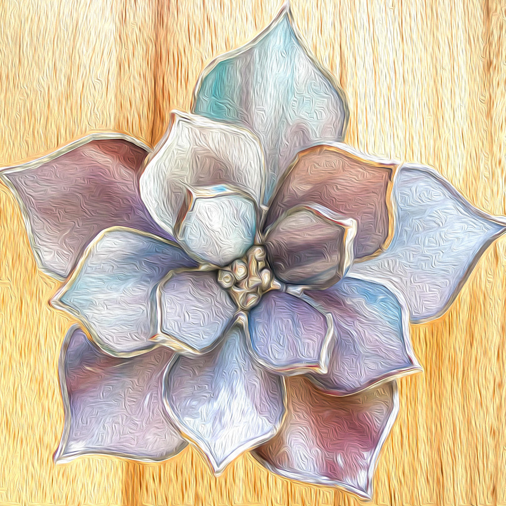 Bloom   Blue Pink Art | ClearLight Glass Co.