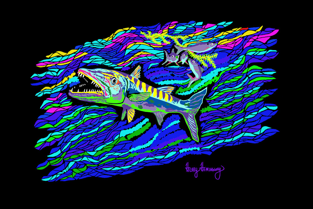 Barracuda (Sg) Art | Hilary Hemingway Art