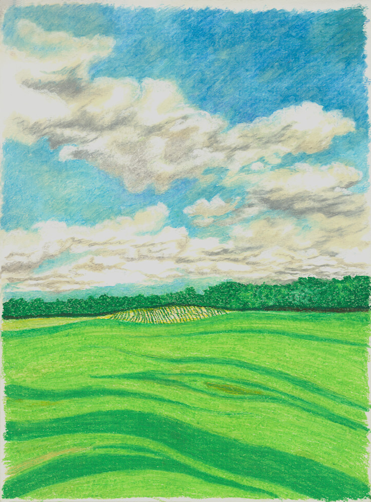 Springtime Green   All Is New Art | Red Horse Creative Llc