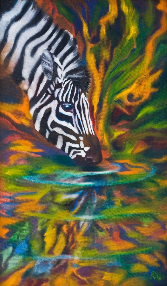 Zebra Art | KD Neeley, Artist
