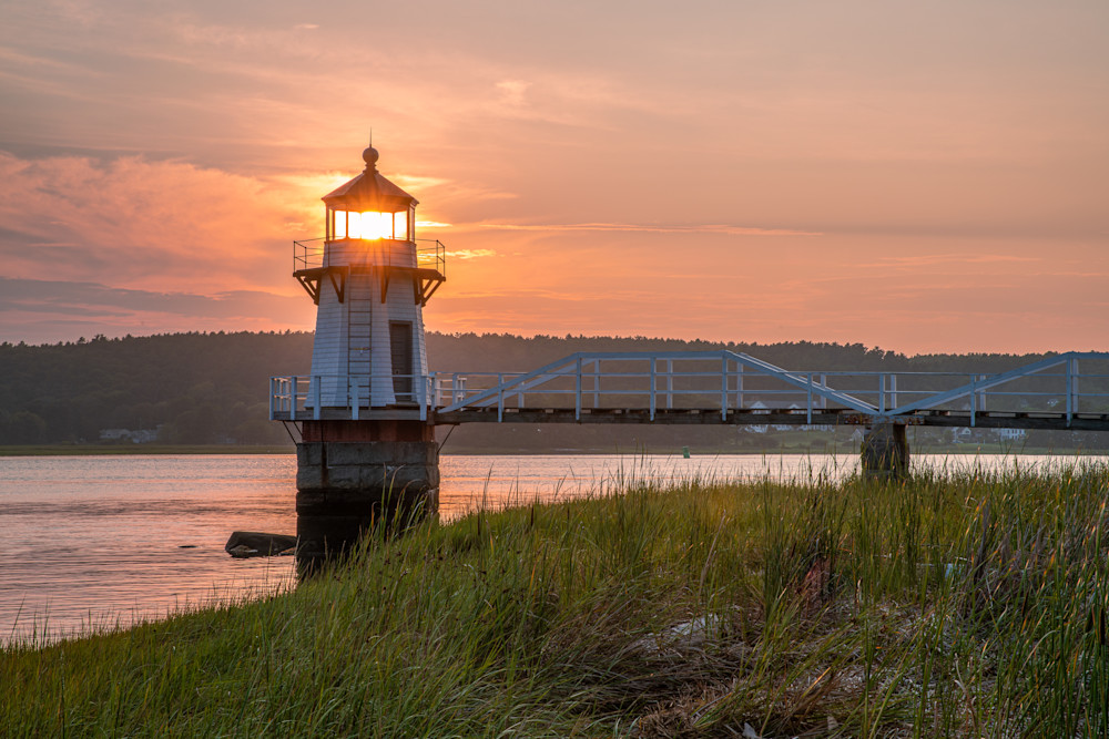Doubling Point Lighthouse, Arrowsic, Maine Photography Art | Jeremy Noyes Fine Art Photography