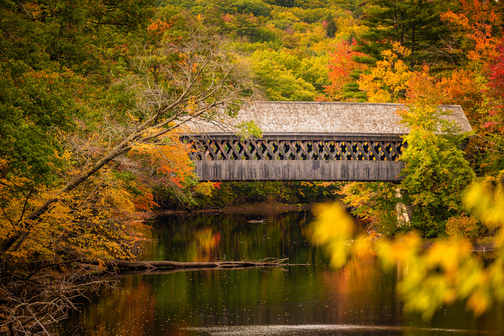 Henniker, New Hampshire   Henniker Covered Bridge Photography Art | Jeremy Noyes Fine Art Photography
