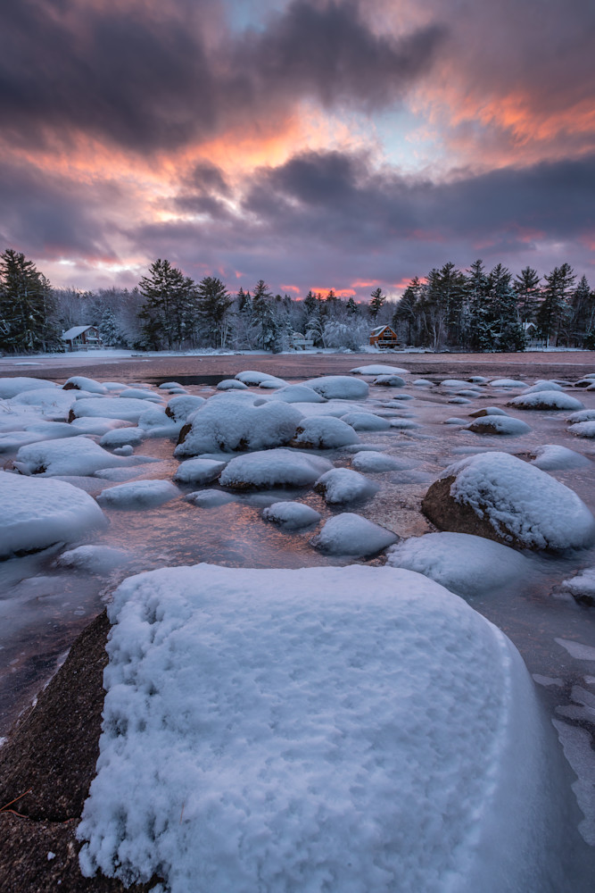 Sunrise Lake, Middleton, New Hampshire Photography Art | Jeremy Noyes Fine Art Photography