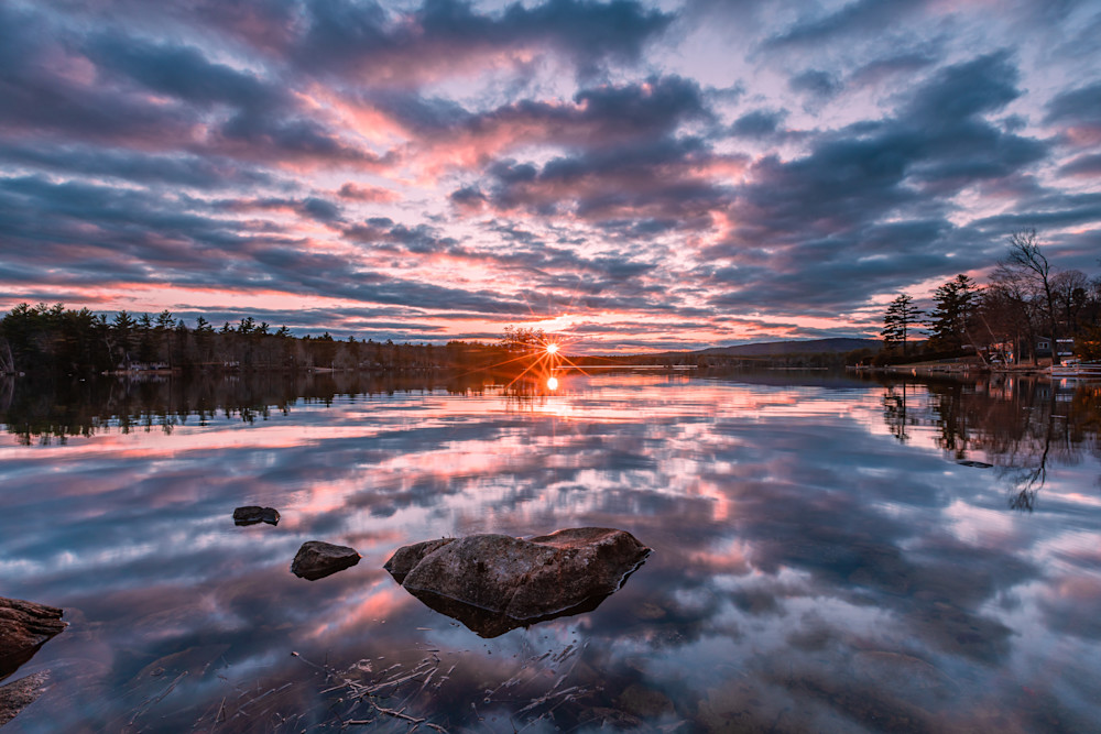 Sunrise Lake, Middleton, New Hampshire Photography Art | Jeremy Noyes Fine Art Photography