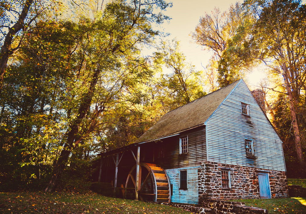 Grist Mill Resurrected Photography Art | Fractured Light Photography
