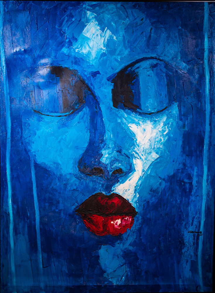 Blue Face Art | Vivid Emporium Art