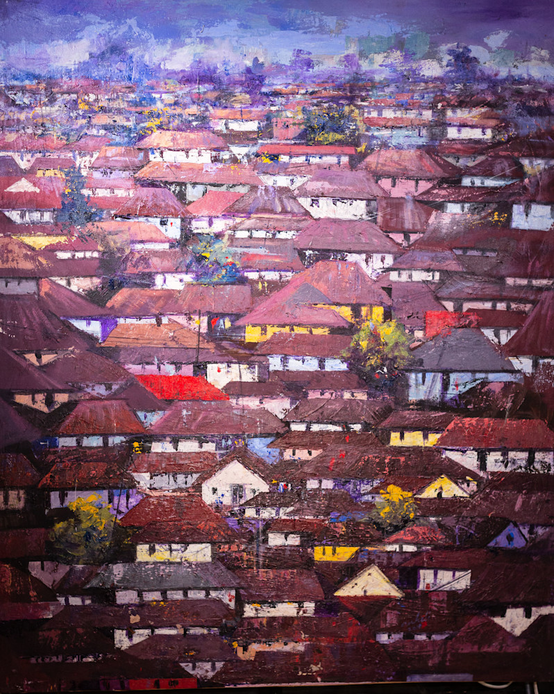 Roof Top Ibadan #2 Art | Vivid Emporium Art