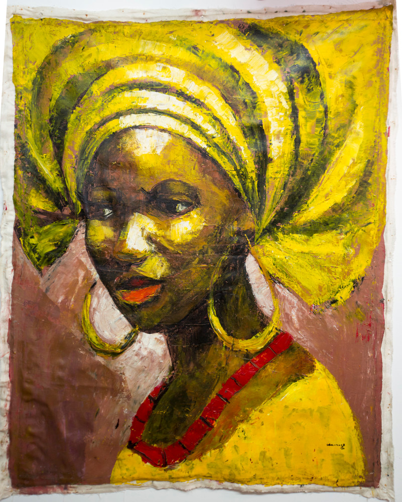Gele Woman #1 Art | Vivid Emporium Art