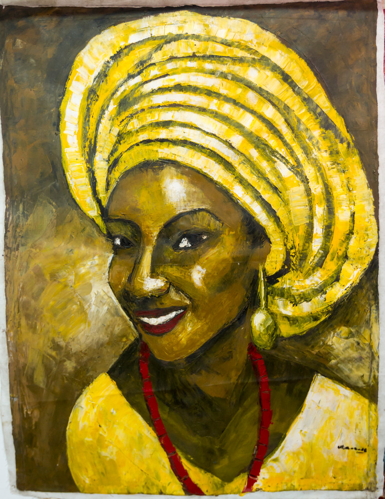 Gele Woman #2 Art | Vivid Emporium Art