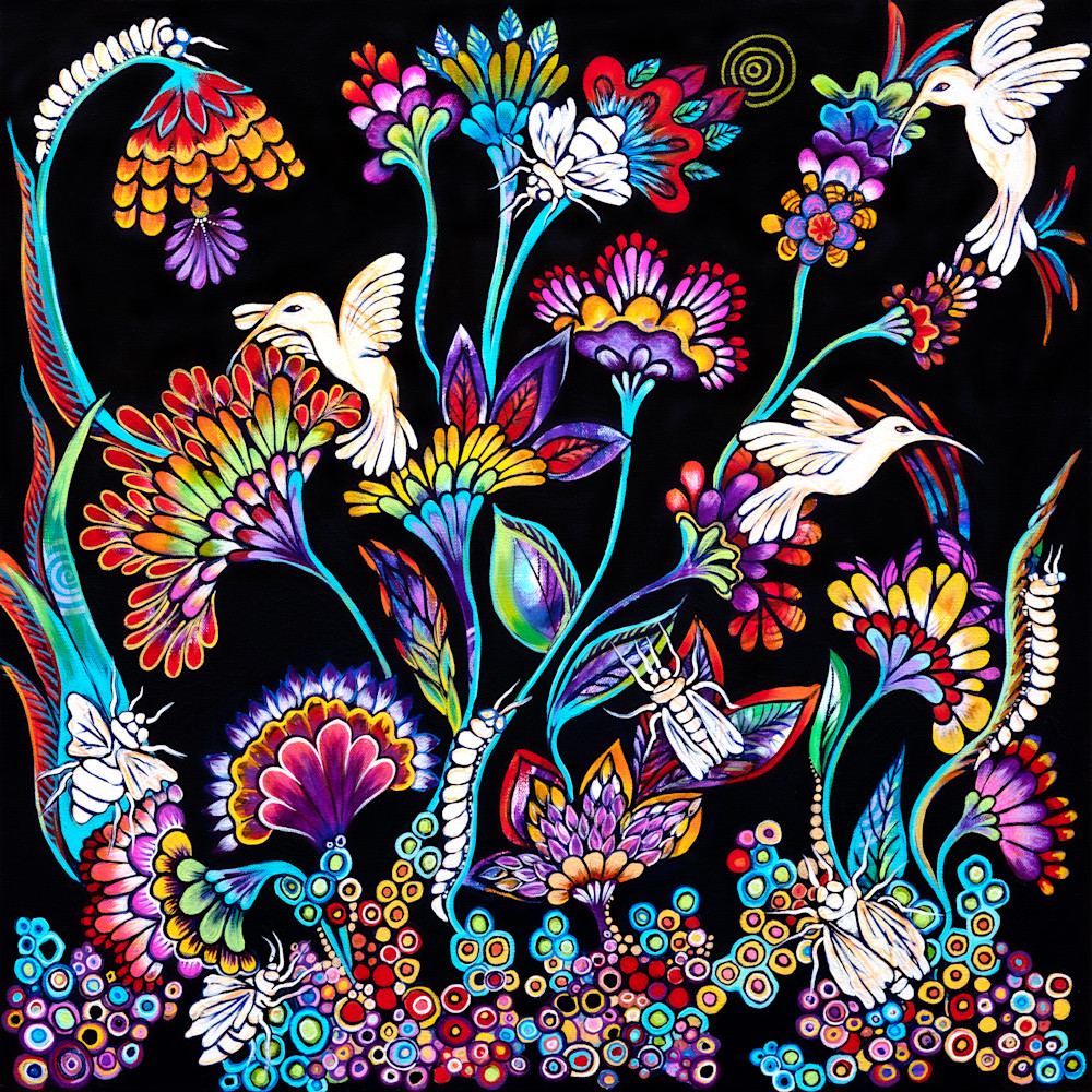 Pollinator Paradise Merch Art | Hava Gurevich Art