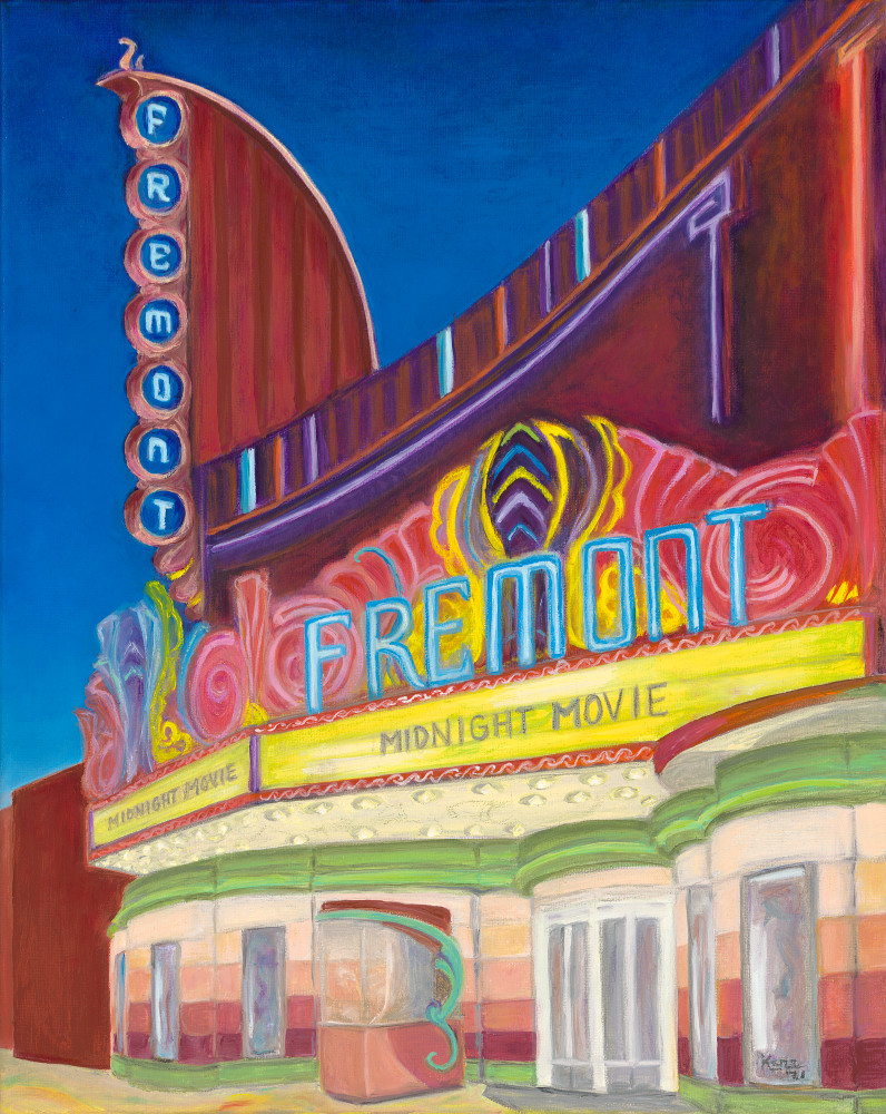 Fremont Theater Art | Christine Kerr Art