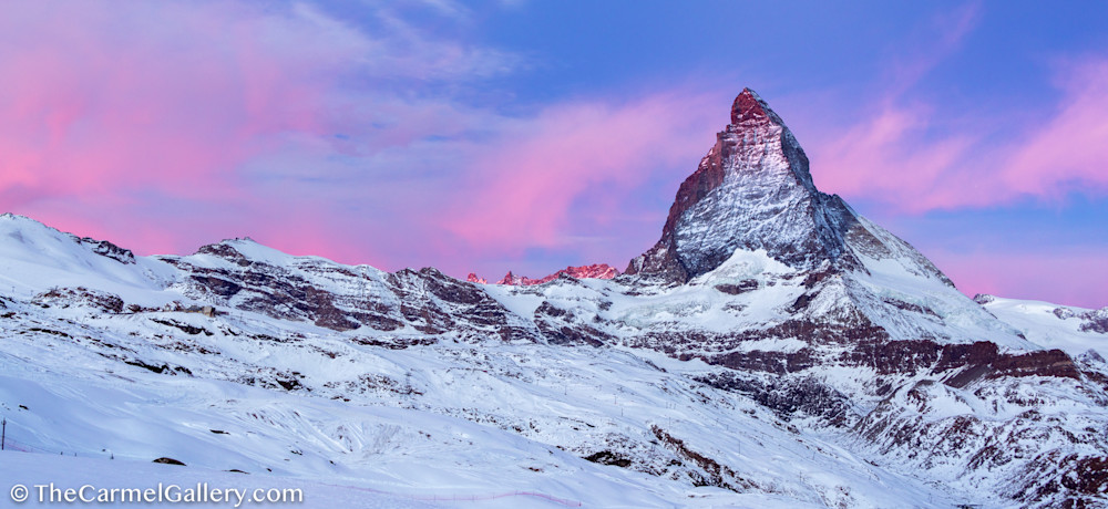 Matterhorn Sunrise Art | The Carmel Gallery