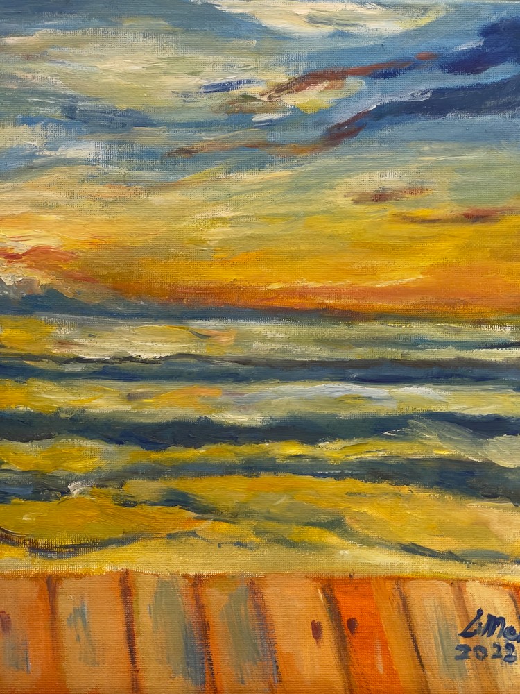 Sunset On Deck Art | limeinorton