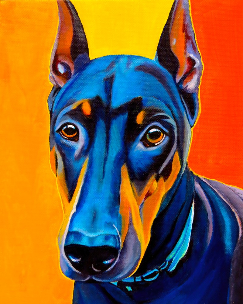 Doberman Pinscher Art Art By Melanie Anderson