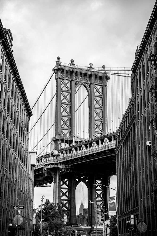 New York Photography - DUMBO Photo, New York City, NYC, Black and White, New York City Gift, City Print, City Art, New York Wall