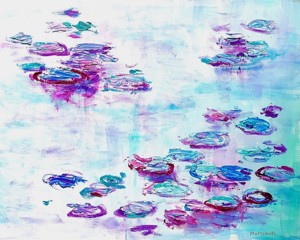 Water Lilies White Art | Edi Matsumoto Fine Art