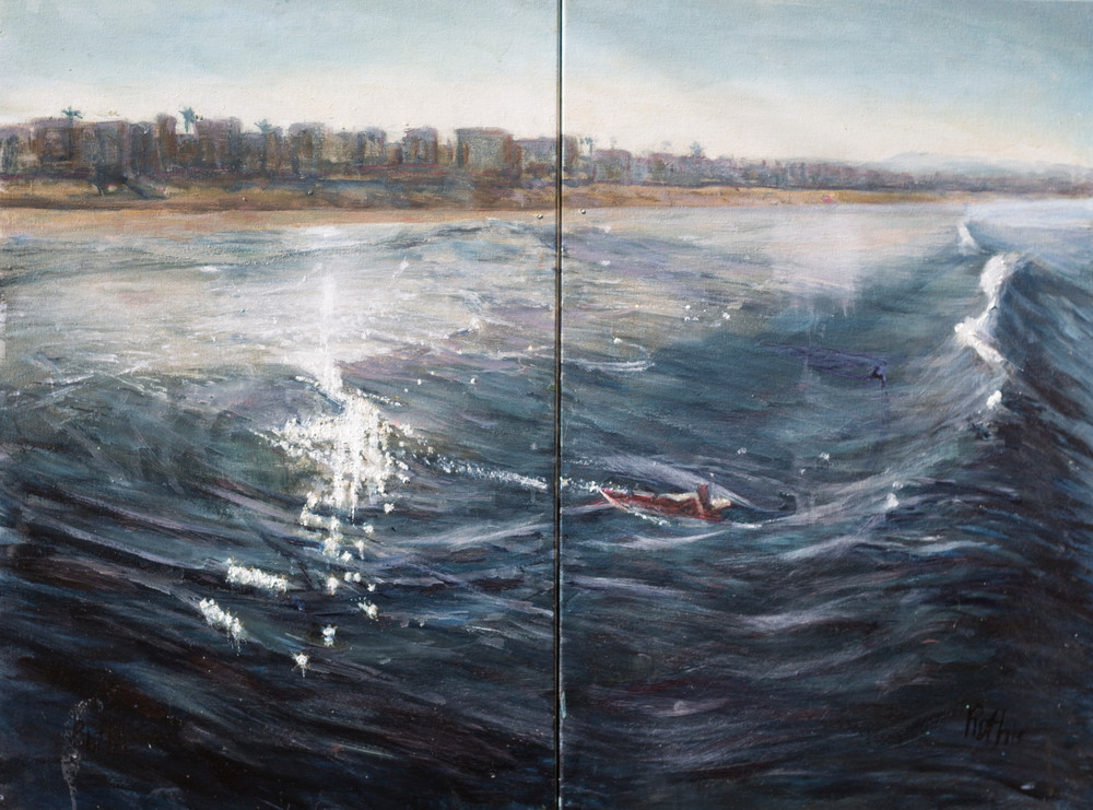 Morning Light Venice (2 Paintings) Art | Ruthie Briggs Greenberg