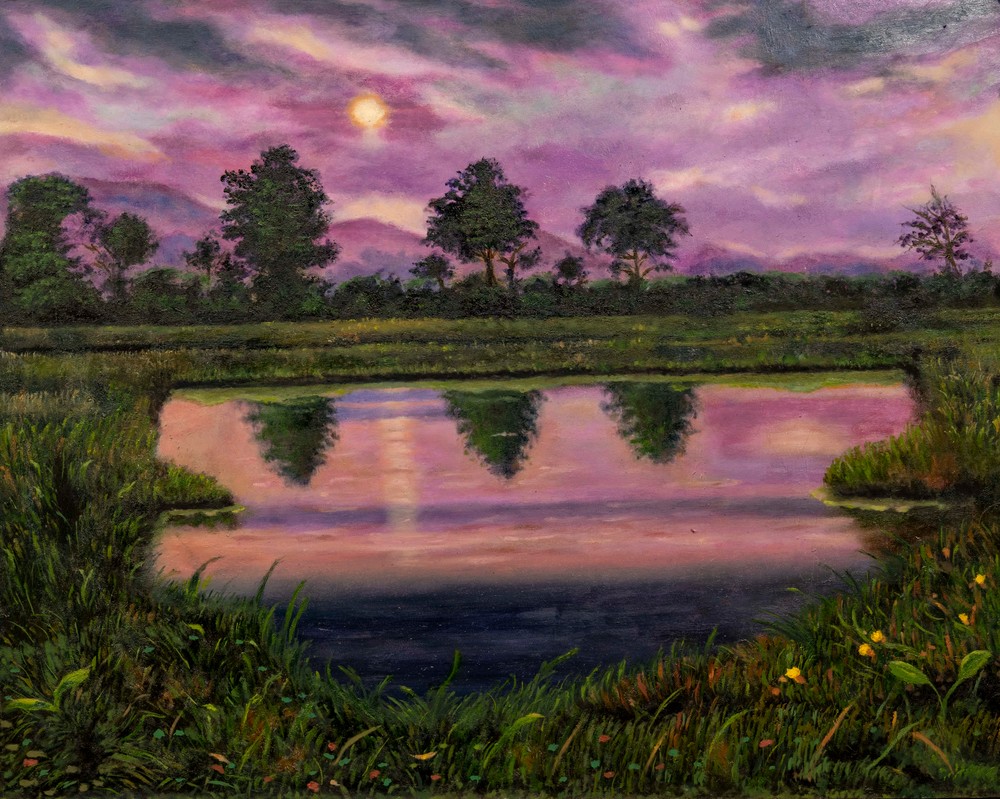 Purple Marsh Art |  Antonio Davis Imagine the Possibilities Studio