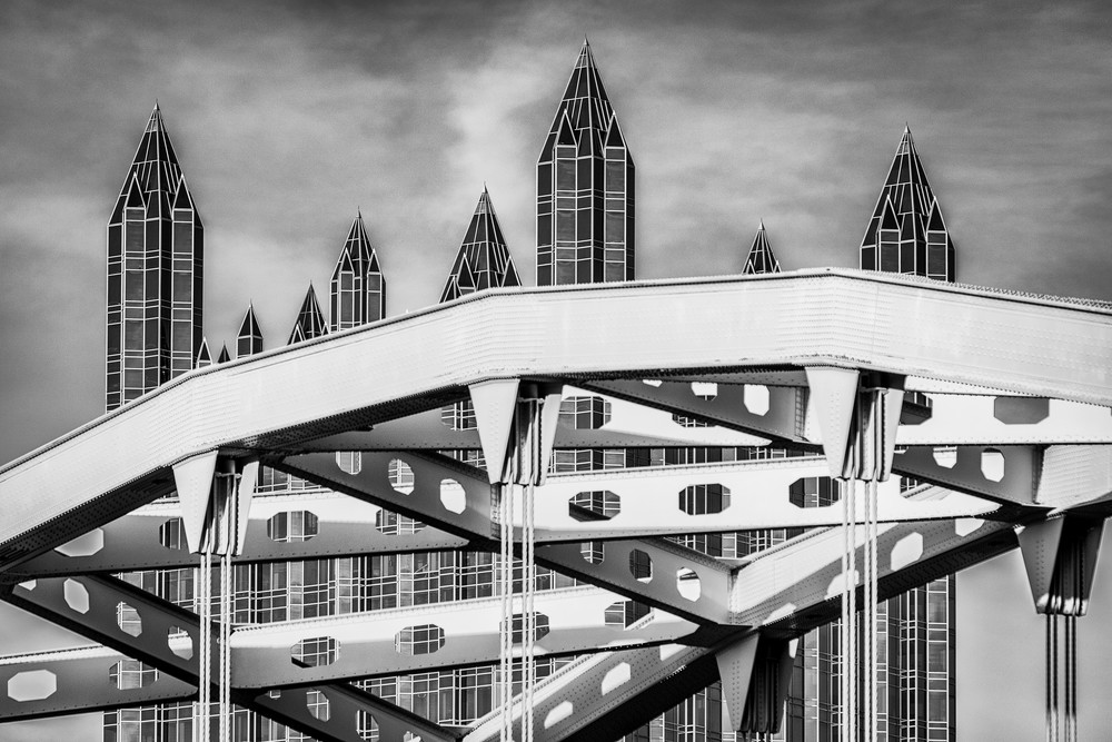 Spires And Steel Ppg Ft Pitt Bridge Pittsburgh Photography Art | JP Diroll Photography