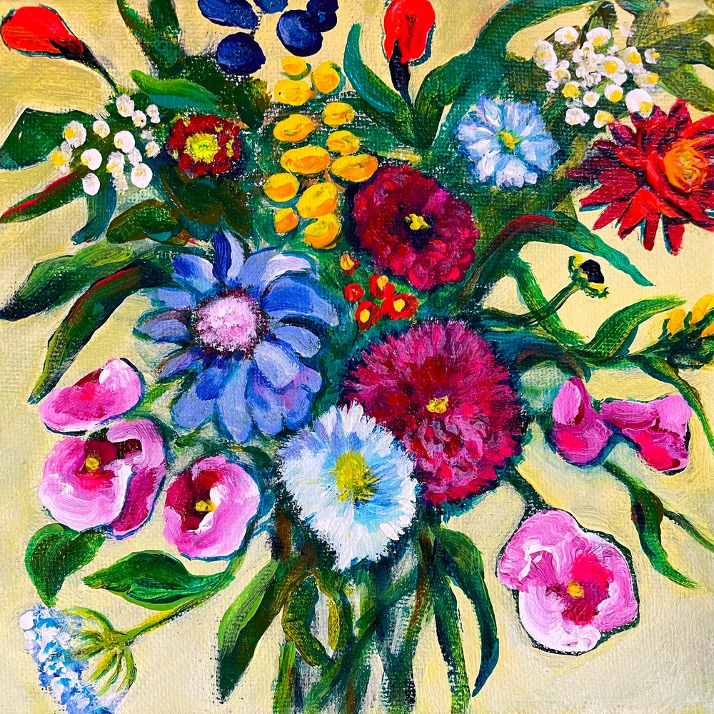 Mixed Bouquet Art | Art by Melanie Anderson