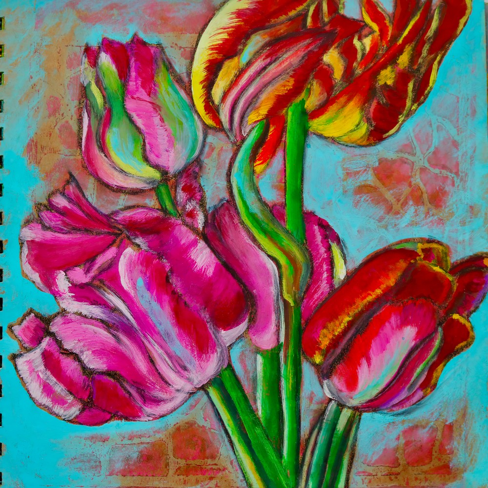 Tulips Art | Art by Melanie Anderson