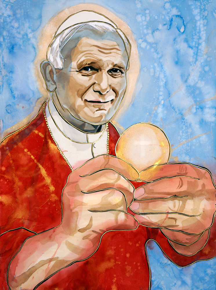 St. Pope John Paul Ll Art | William K. Stidham - heART Art