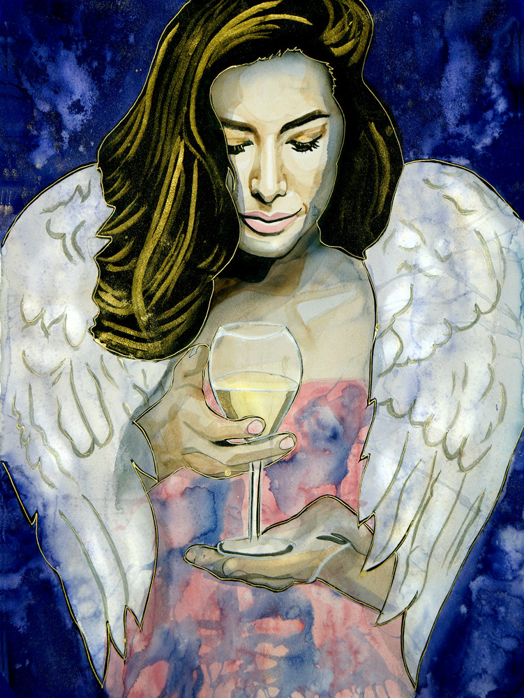 Wine Angel Art | William K. Stidham - heART Art