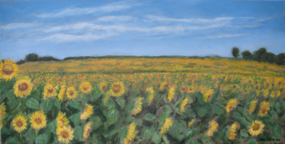 Sunflowers Art | Jenni White Art