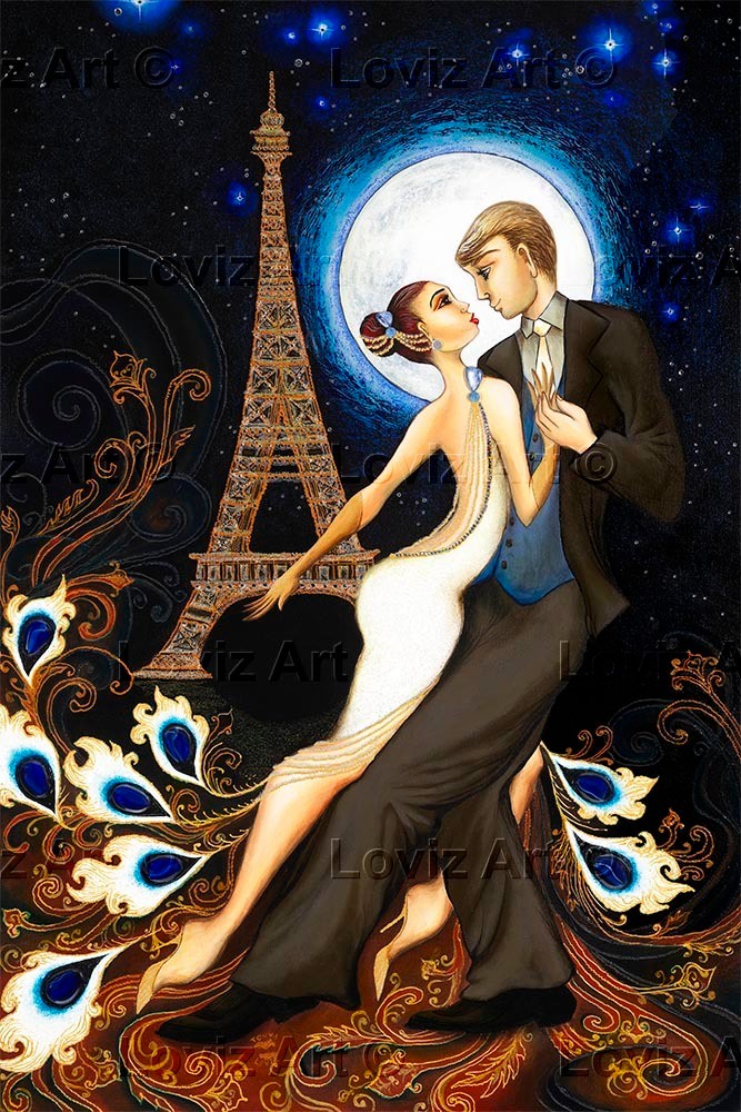 1510 Lassoed The Moon For You Art | Loviz Arts