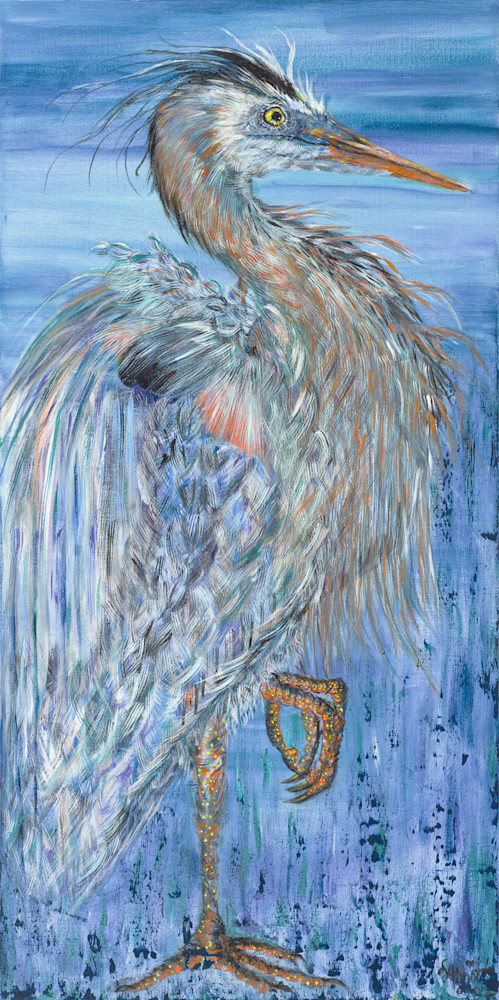 Great Blue Heron Art | lisaabbott.art