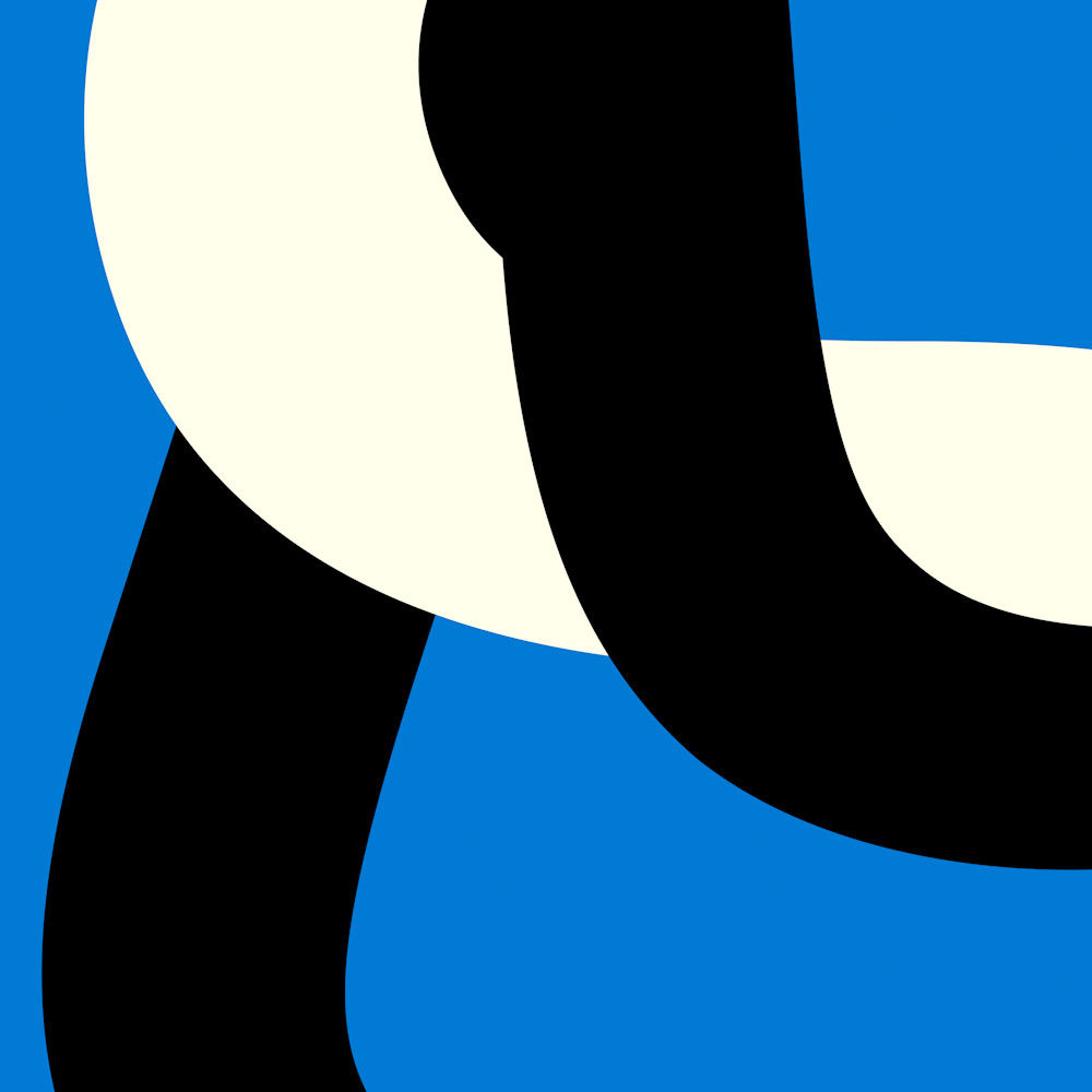 Typographic Nude Blue 1