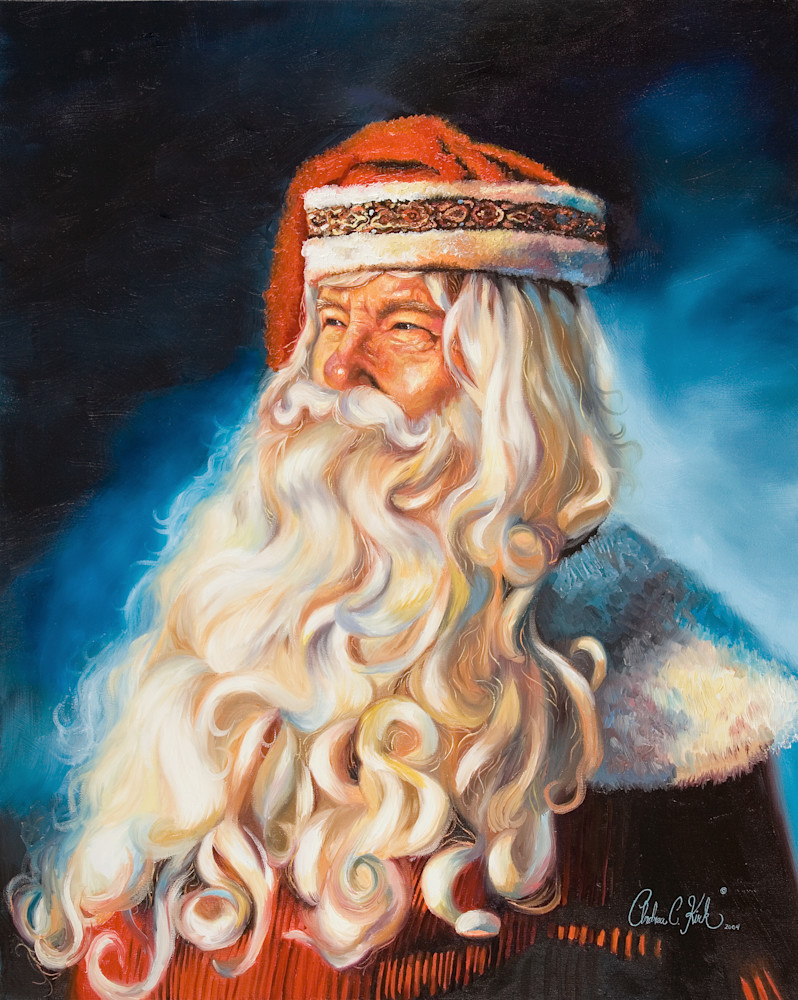  Mystic Santa Art | Andrea Kirk Fine Art.Shop