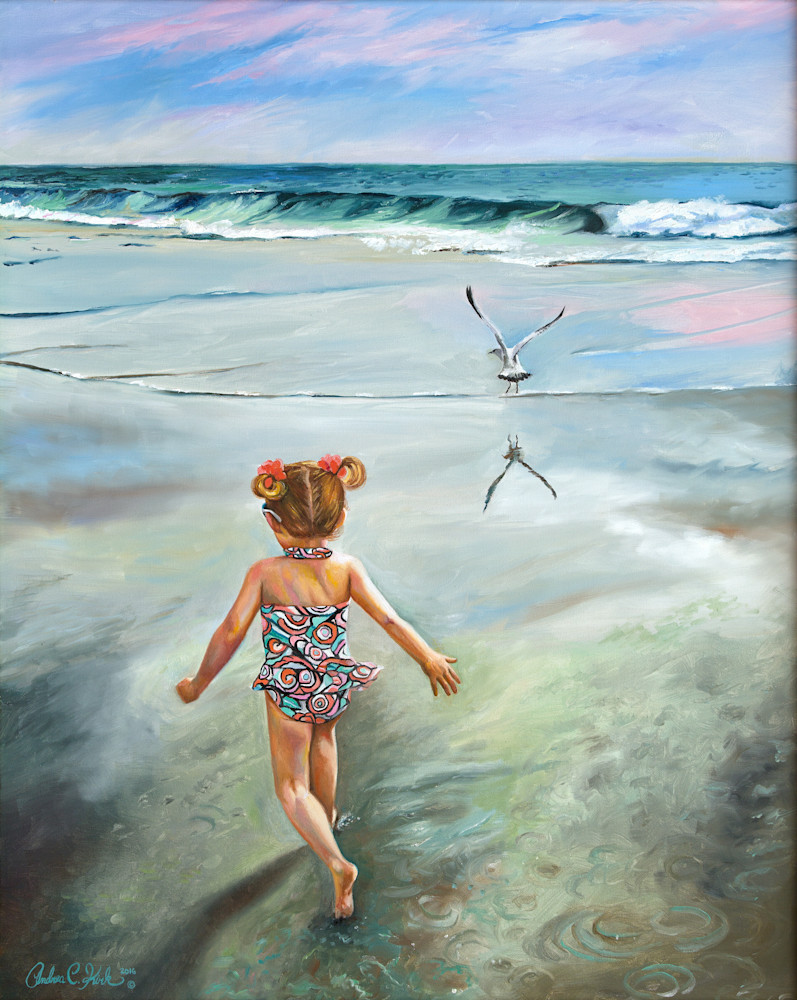 Chasing Seagulls Art | Andrea Kirk Fine Art.Shop