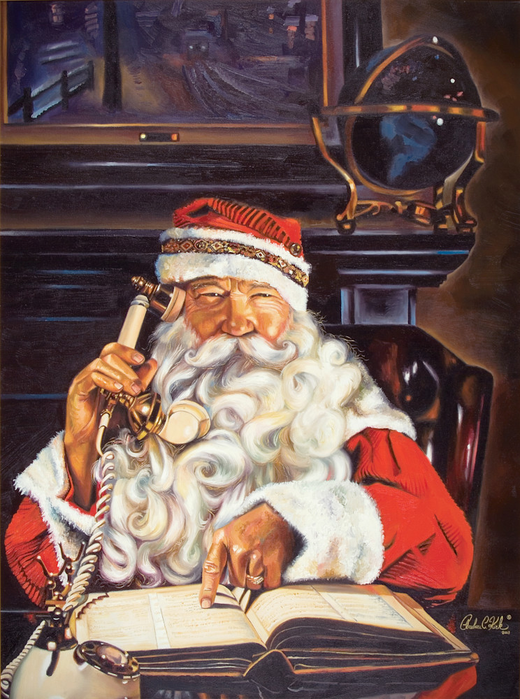  Checking His List Art | Andrea Kirk Fine Art.Shop