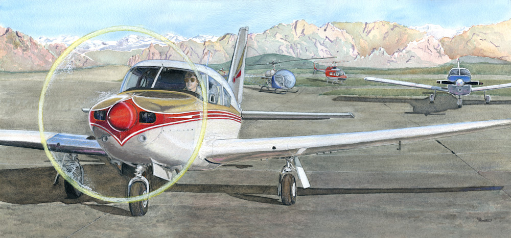 First Solo Flight Art | Artwork by Rouch