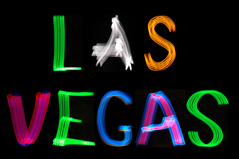 Las Vegas Light Painting Art | David Louis Klein