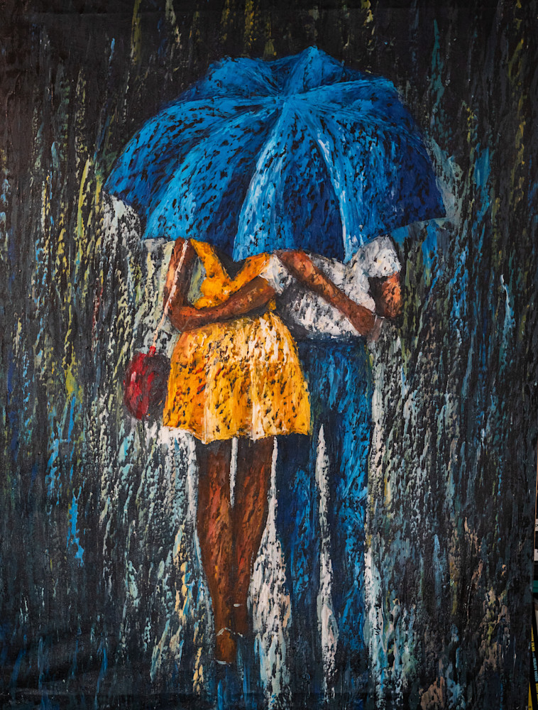 Lovers In The Rain Art | Vivid Emporium Art