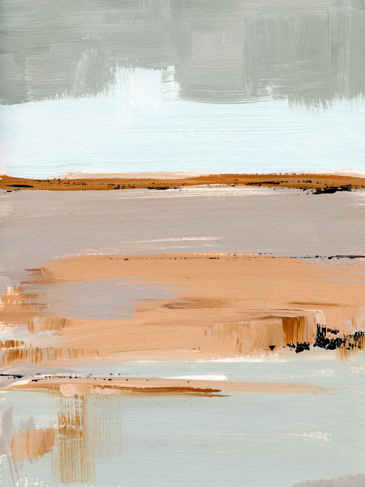 Giclee Art Print - Neutral Desert I- by contemporary Impressionist April Moffatt